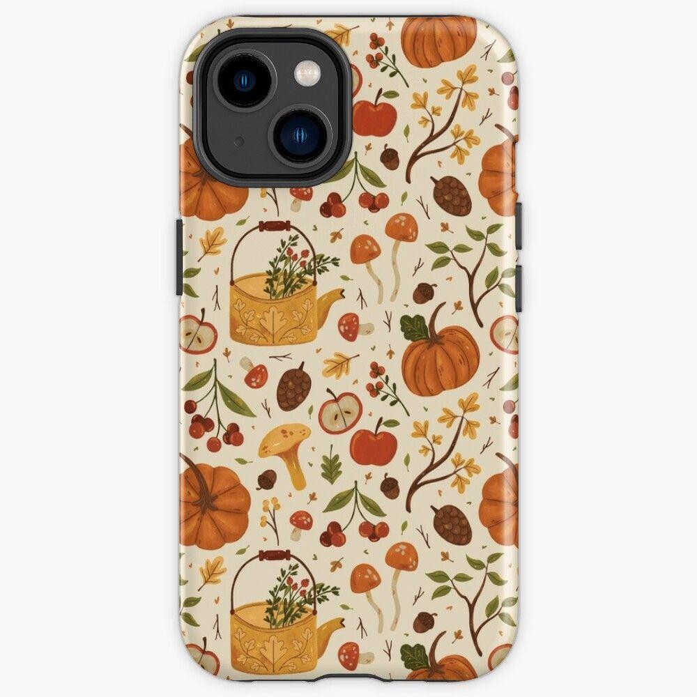 Autumn Dreaming Iphone Case Pumpkin Halloween Phone Case Fall Season Phone Case